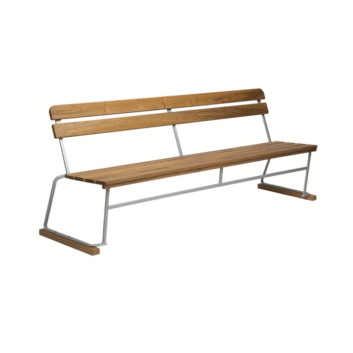 Soffa 5 sofa - Teak-hot-dip galvanized stand - Grythyttan Stålmöbler