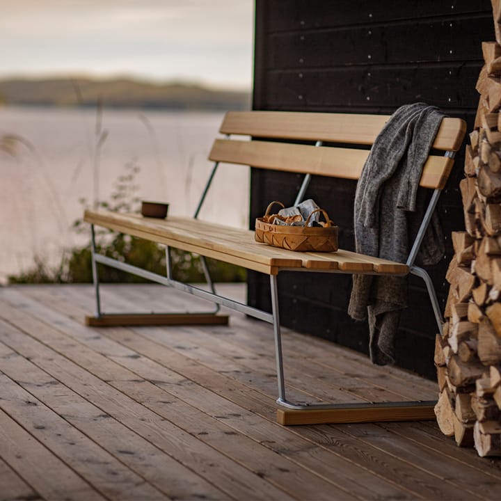 Soffa 5 sofa - Teak-hot-dip galvanized stand - Grythyttan Stålmöbler