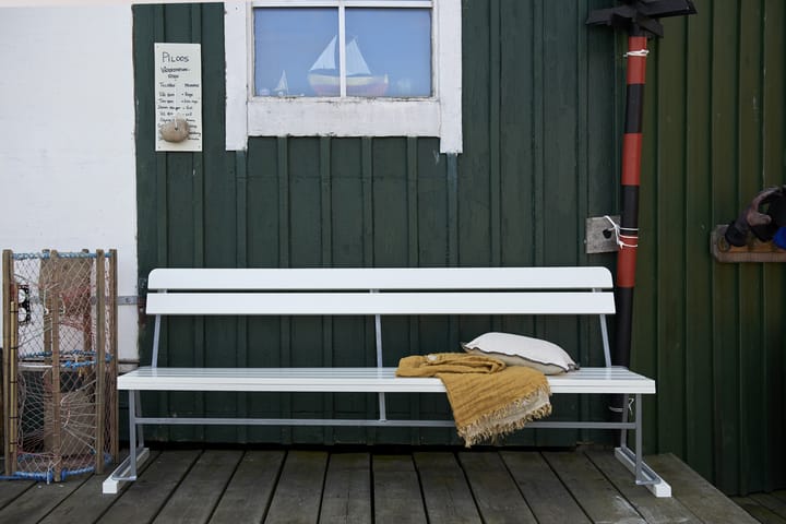 Soffa 5 sofa - White lacquer oak-hot-dip galvanized stand - Grythyttan Stålmöbler