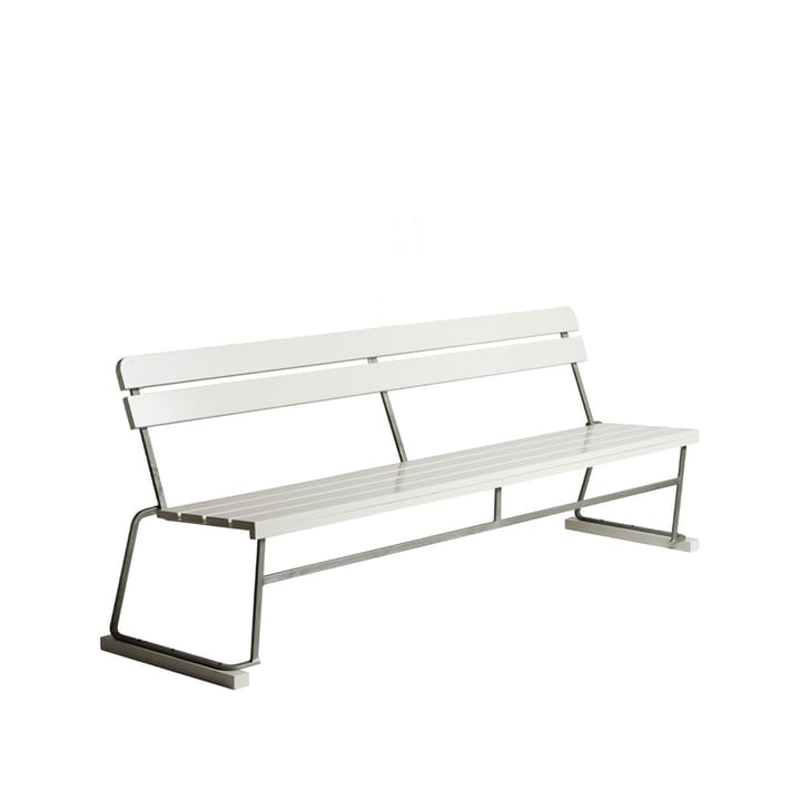 Soffa 5 sofa - White lacquer oak-hot-dip galvanized stand - Grythyttan Stålmöbler