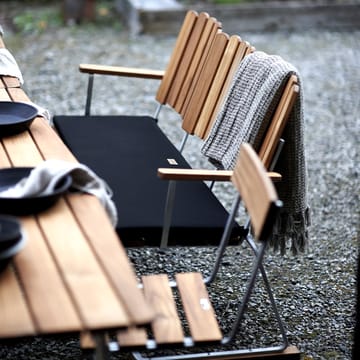 Soffa 6 sofa - Teak-hot-dip galvanized stand - Grythyttan Stålmöbler