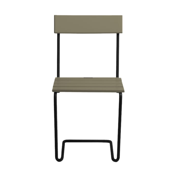 Stol 1 chair, Light green oak-black Grythyttan Stålmöbler