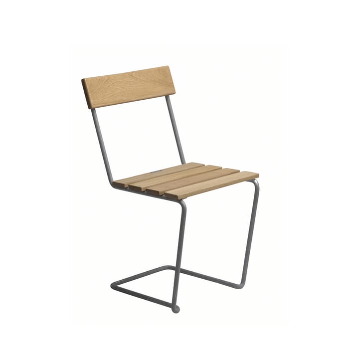 Stol 1 chair - Oak oil-hot-dip galvanized stand - Grythyttan Stålmöbler
