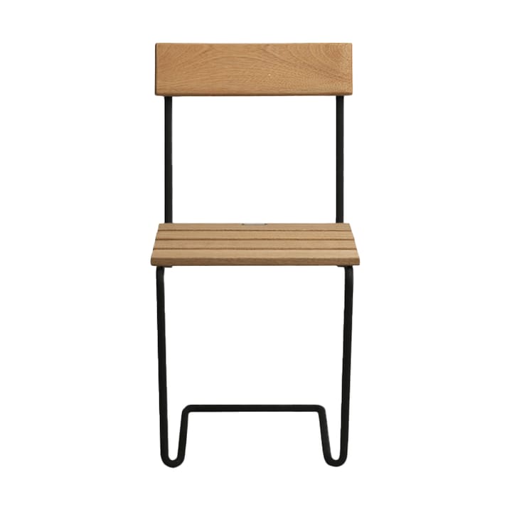 Stol 1 chair, Oiled oak-black Grythyttan Stålmöbler