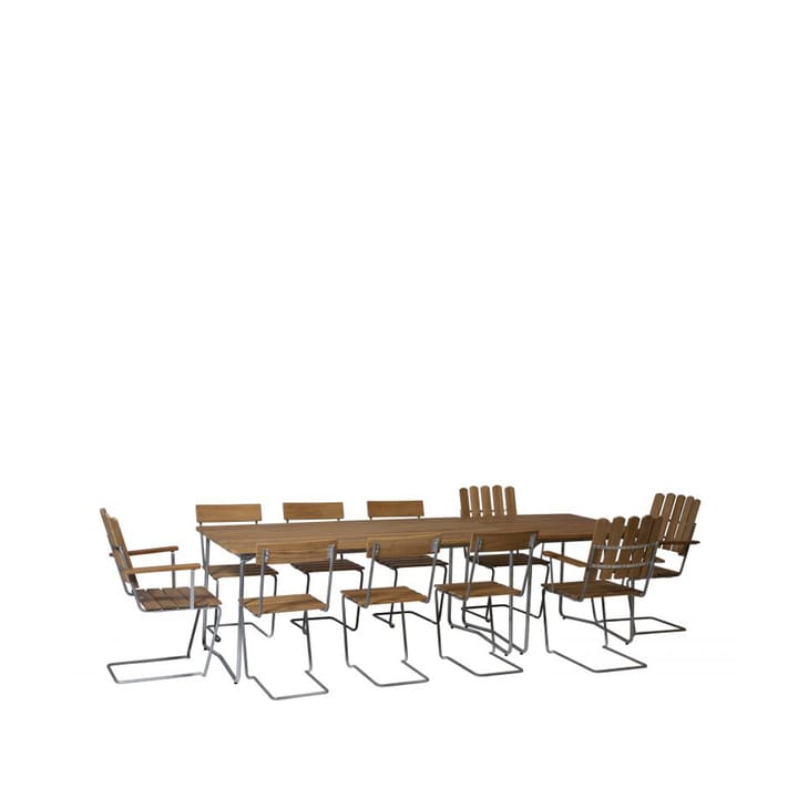Stol 1 chair, Pine oil-hot-dip galvanized Grythyttan Stålmöbler