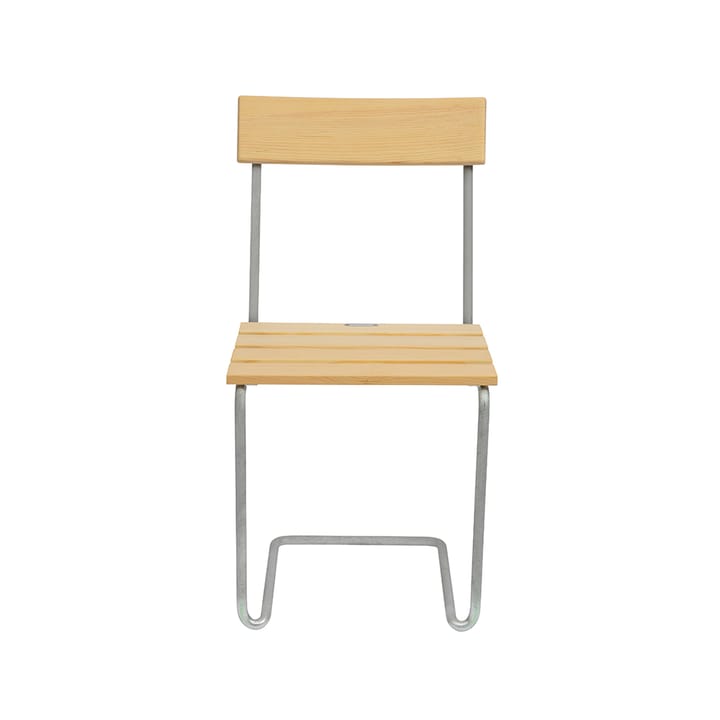 Stol 1 chair - Pine oil-hot-dip galvanized - Grythyttan Stålmöbler