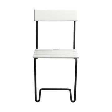 Stol 1 chair - White oiled oak-black - Grythyttan Stålmöbler