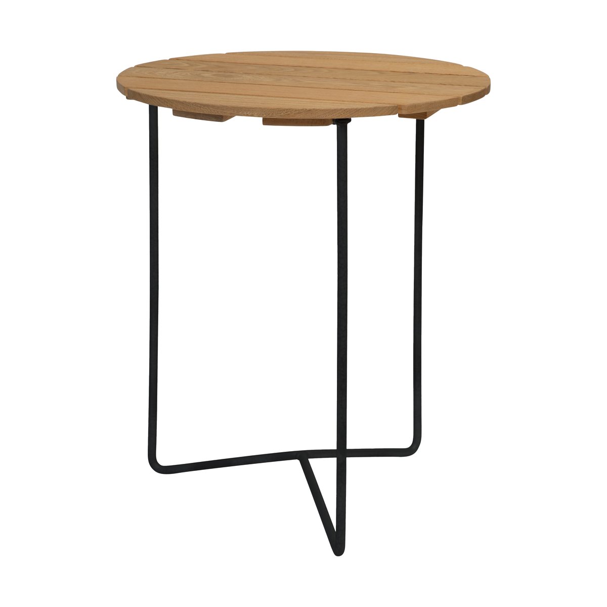 Grythyttan Stålmöbler Table 6B table o60 cm Oiled oak-black