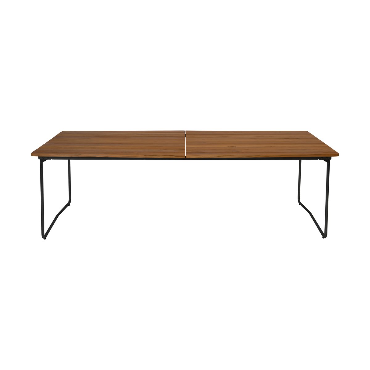 Grythyttan Stålmöbler Table B31 dining table 230 cm Untreated teak-black
