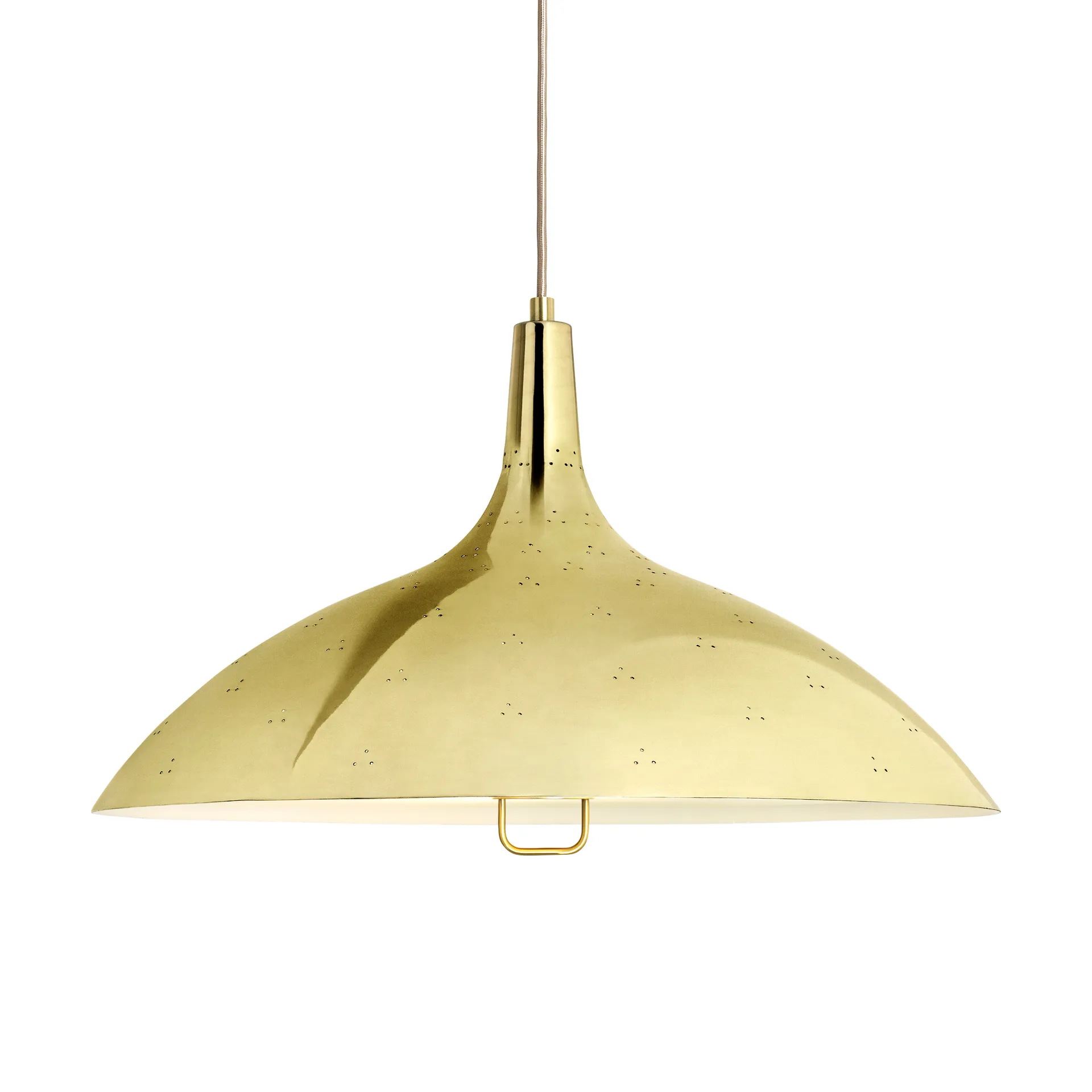 1965 pendant lamp, Brass GUBI