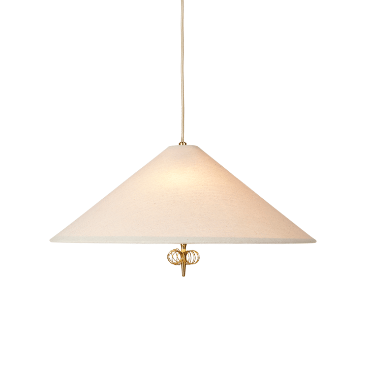 1967 ceiling lamp - Canvas-brass - GUBI