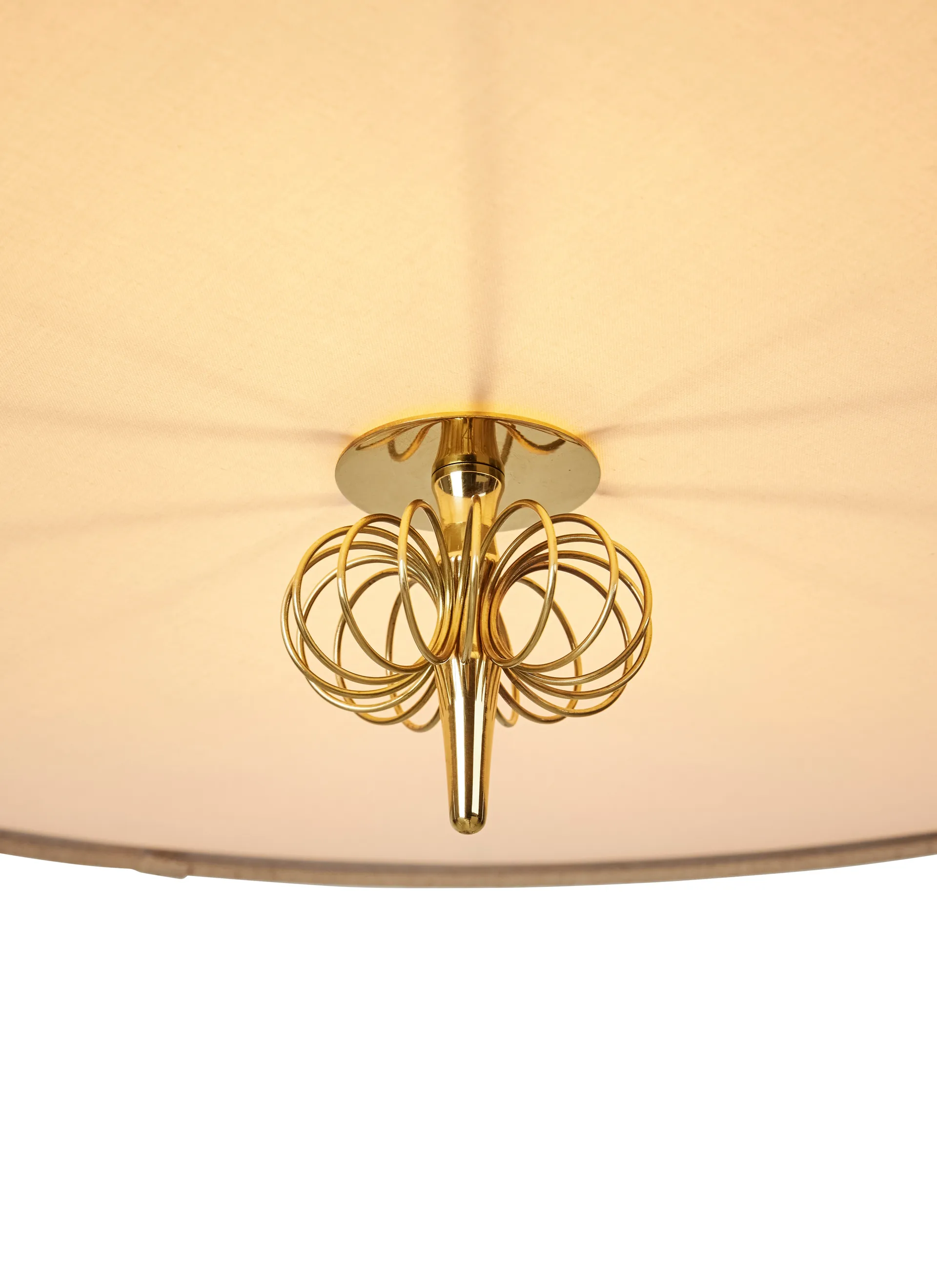 1967 ceiling lamp, Canvas-brass GUBI