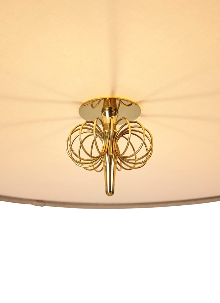 1967 ceiling lamp - Canvas-brass - GUBI