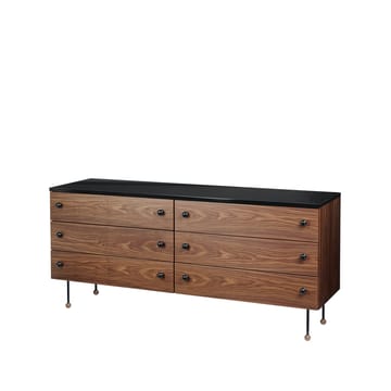 62 Dresser - American walnut, 6 drawers - GUBI