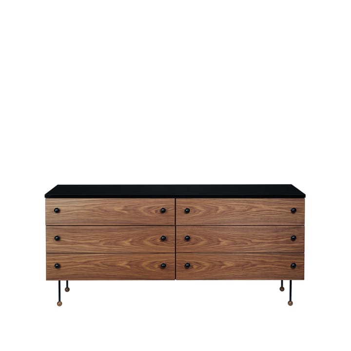 62 Dresser - American walnut, 6 drawers - GUBI