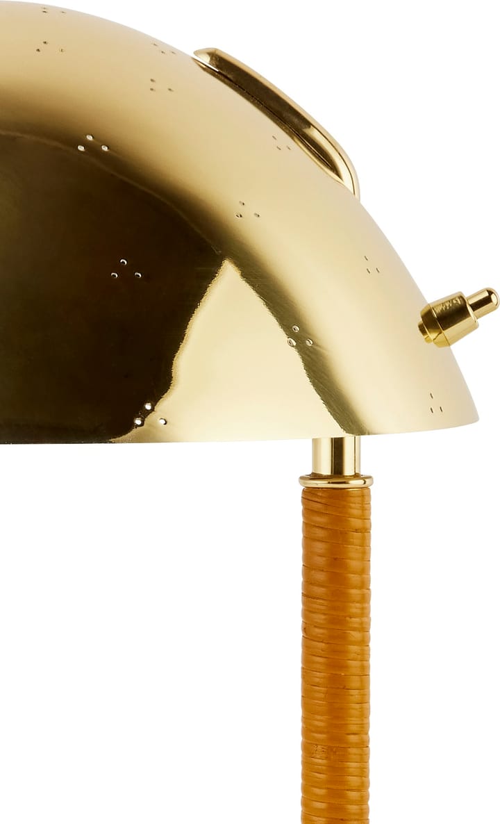 9209 table lamp - Brass-rattan - GUBI