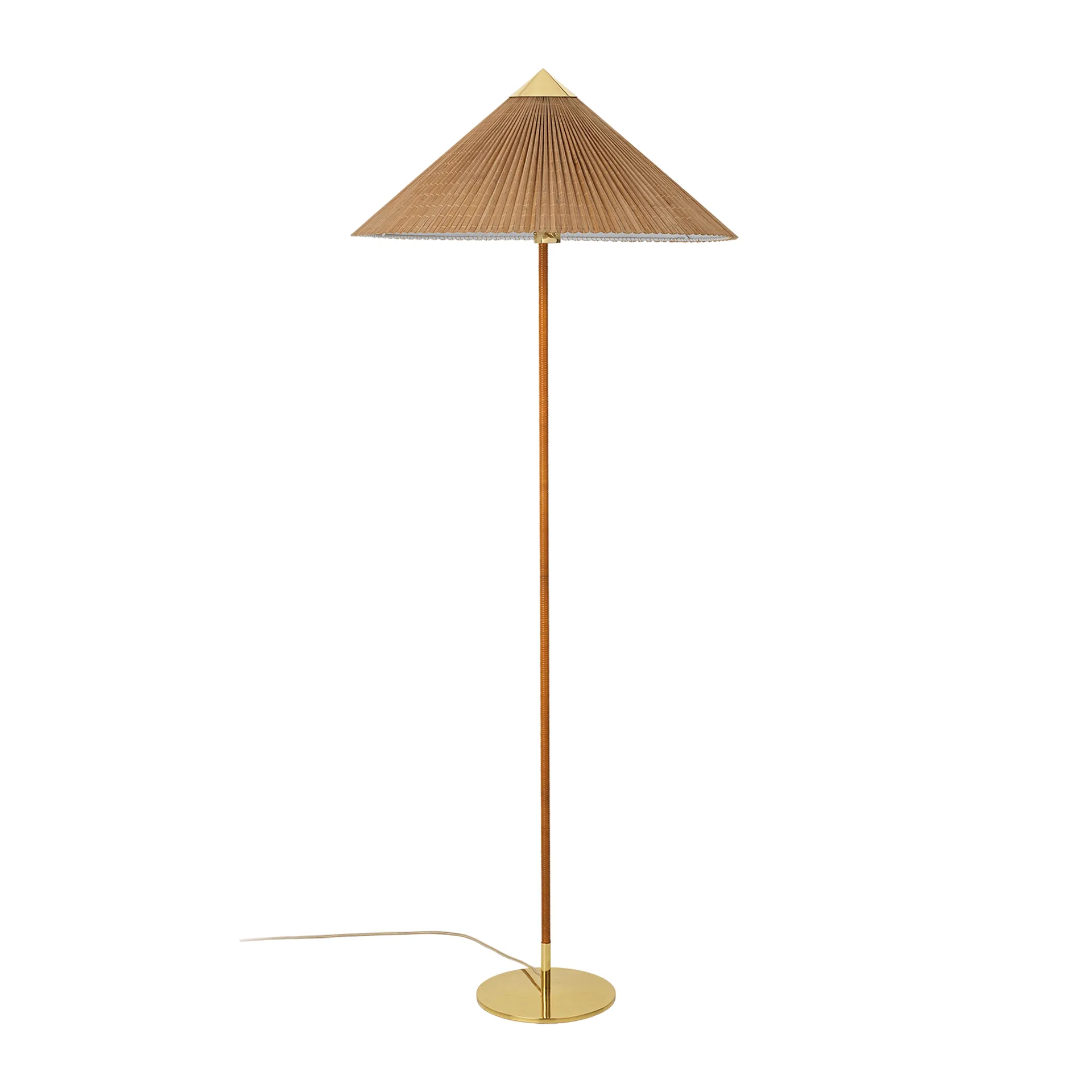 9602 floor lamp, Bambu-brass GUBI