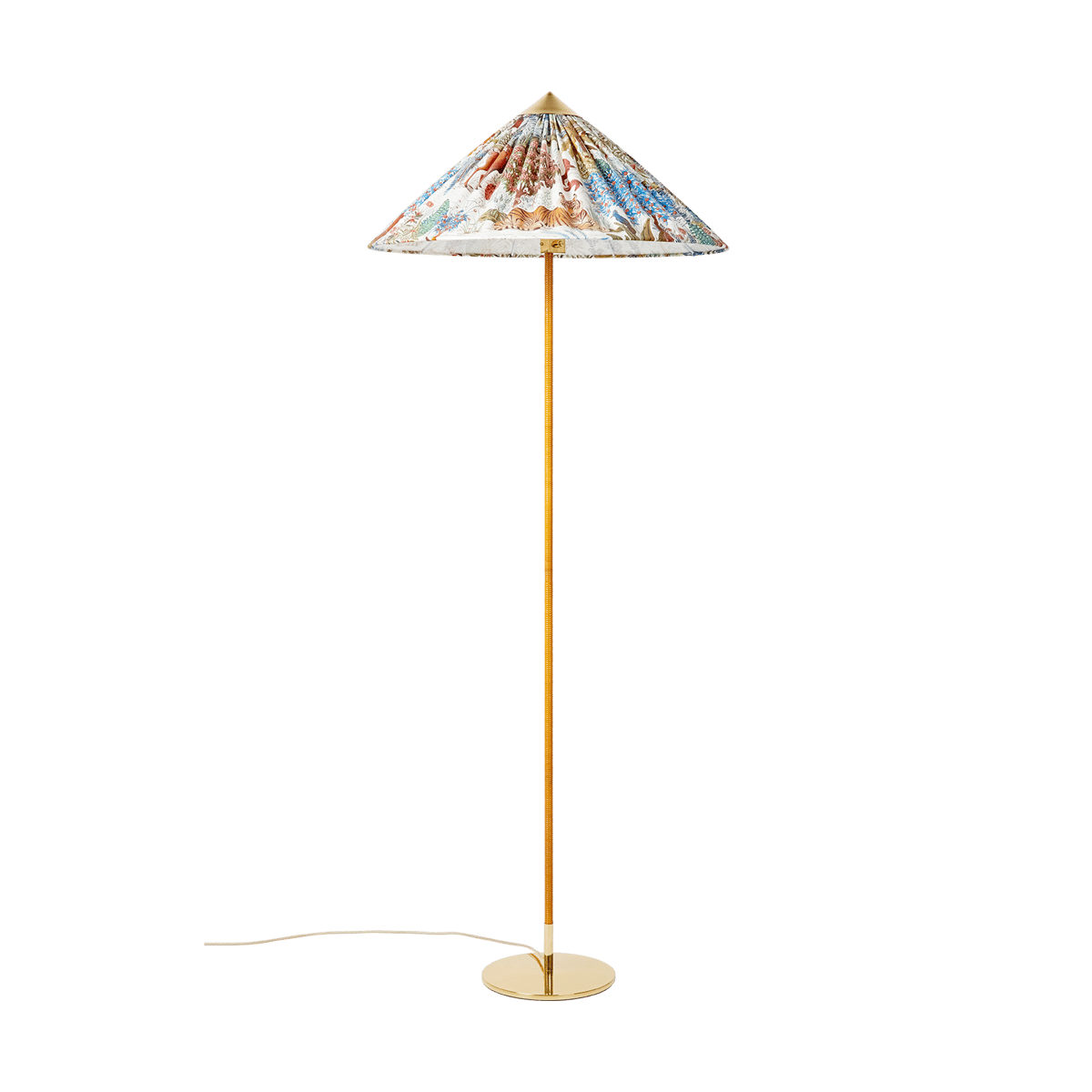 GUBI 9602 floor lamp Brass-pierre frey | Scandinavian Design | Floor lamps | Multi