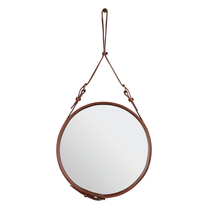 Adnet Circulaire mirror M - brown - Gubi