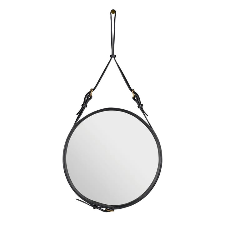 Adnet Circulaire mirror S - black - Gubi