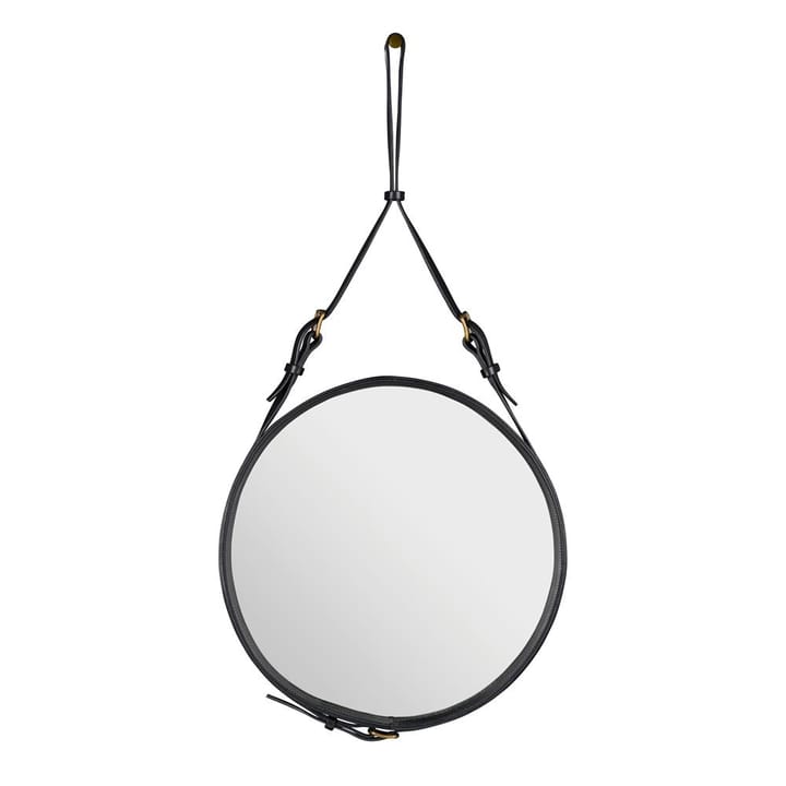 Adnet Circulaire mirror S - black - GUBI