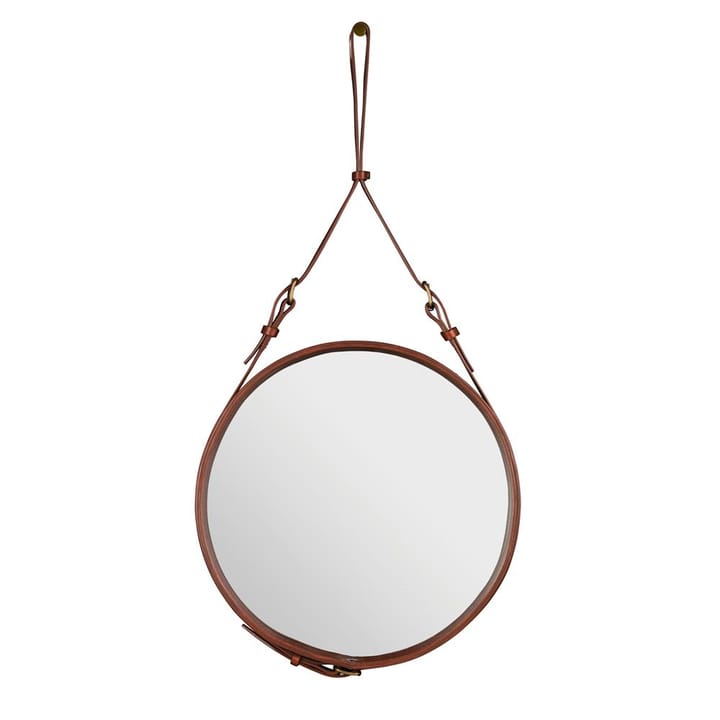 Adnet Circulaire mirror S - brown - Gubi