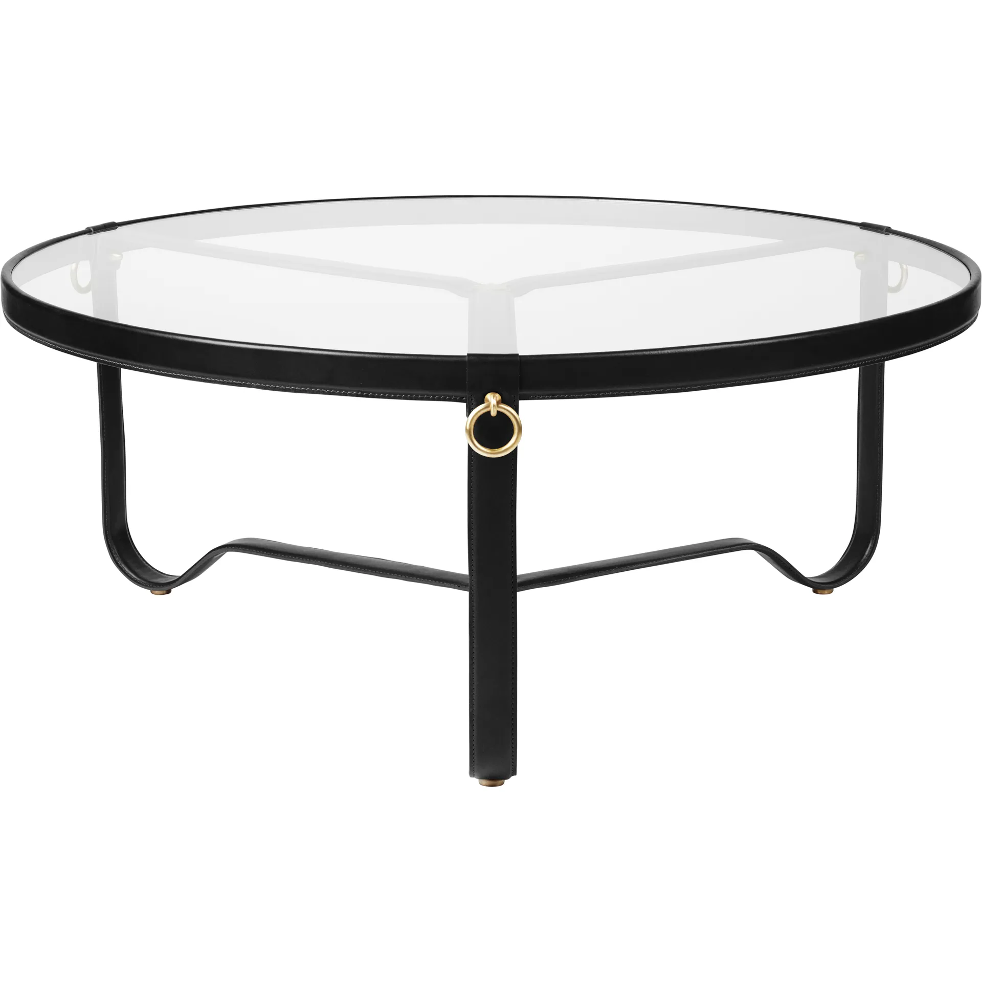 Adnet coffee table Ø100 cm, Black GUBI