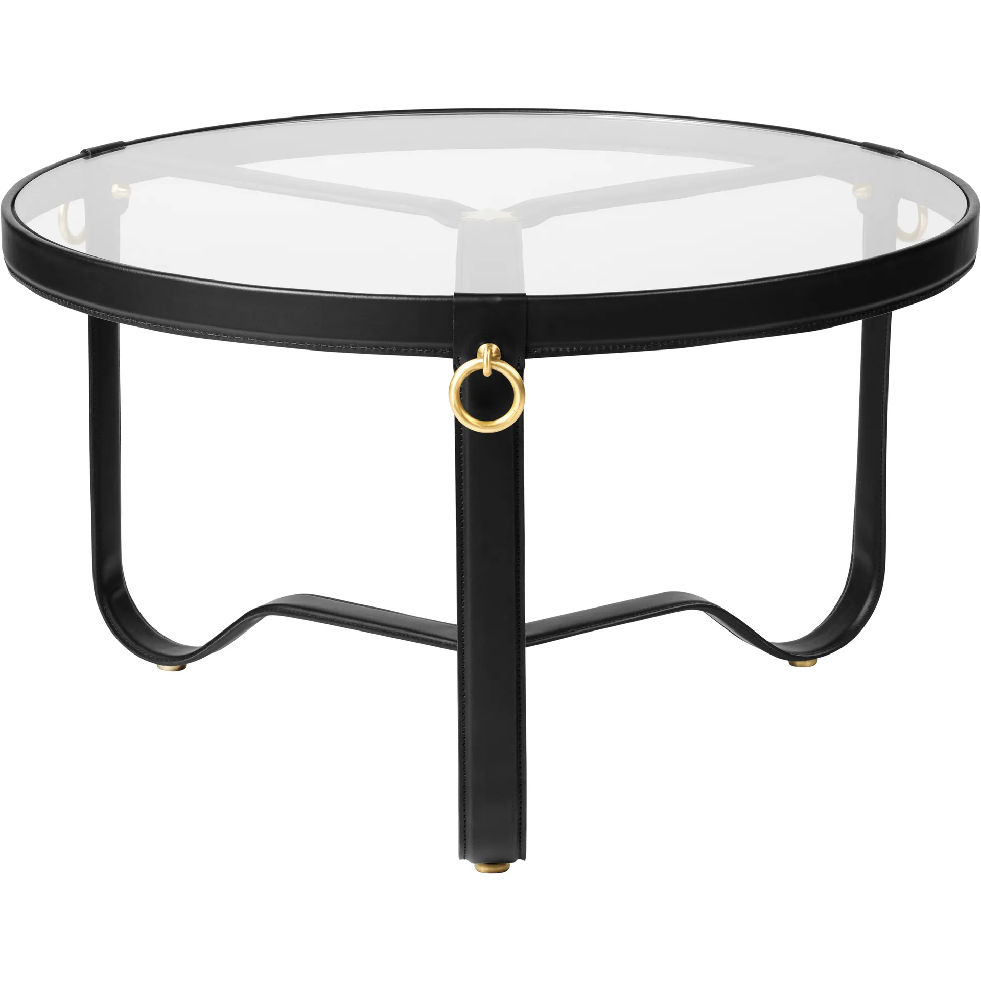 Adnet coffee table Ø70 cm, Black GUBI