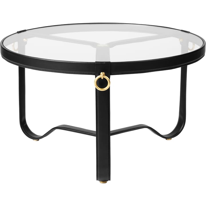 Adnet coffee table Ø70 cm - Black - GUBI