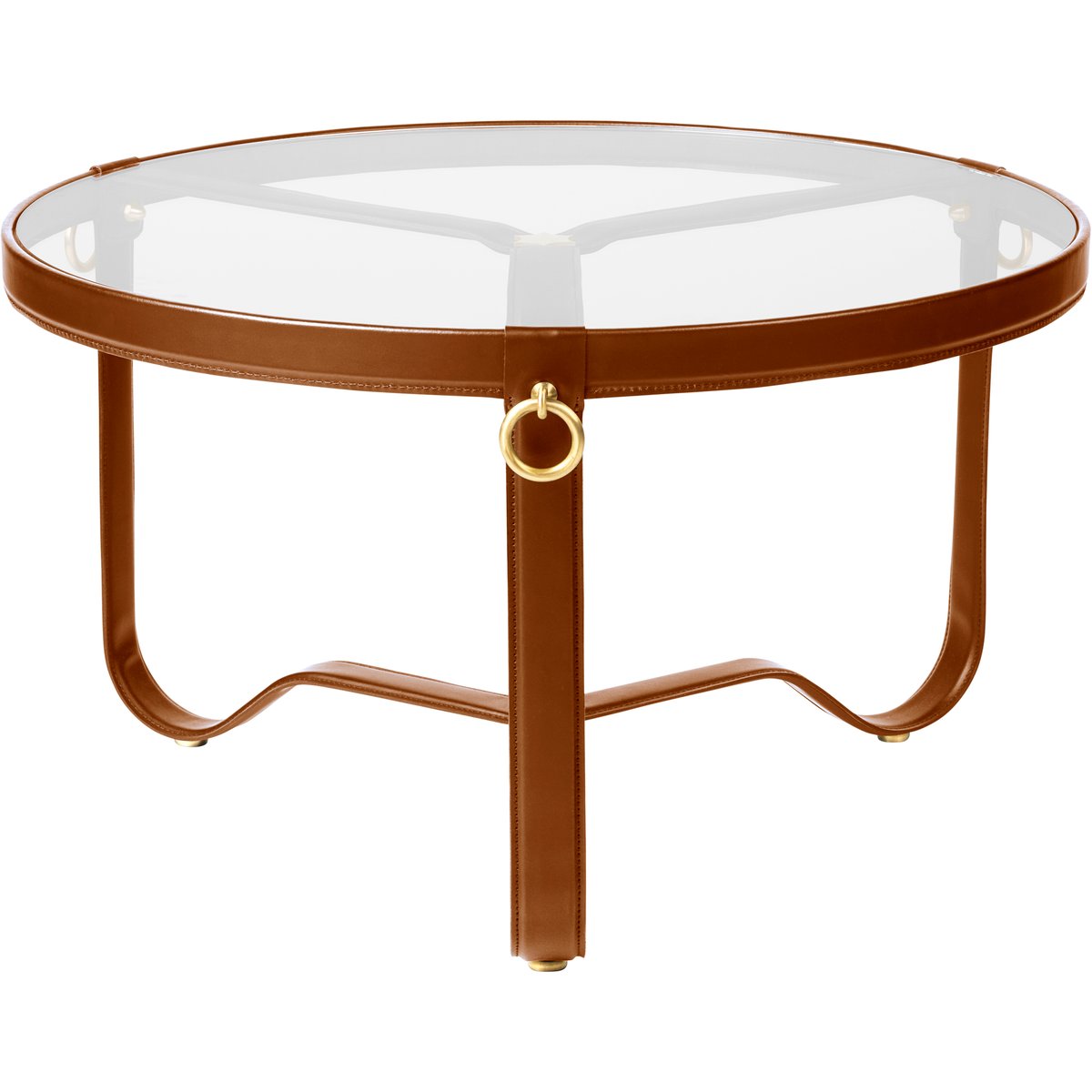 GUBI Adnet coffee table Ø70 cm Tan | Scandinavian Design | Coffee tables | Brown