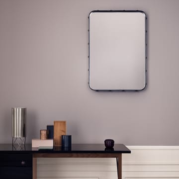 Adnet rectangular mirror - Black, large - GUBI