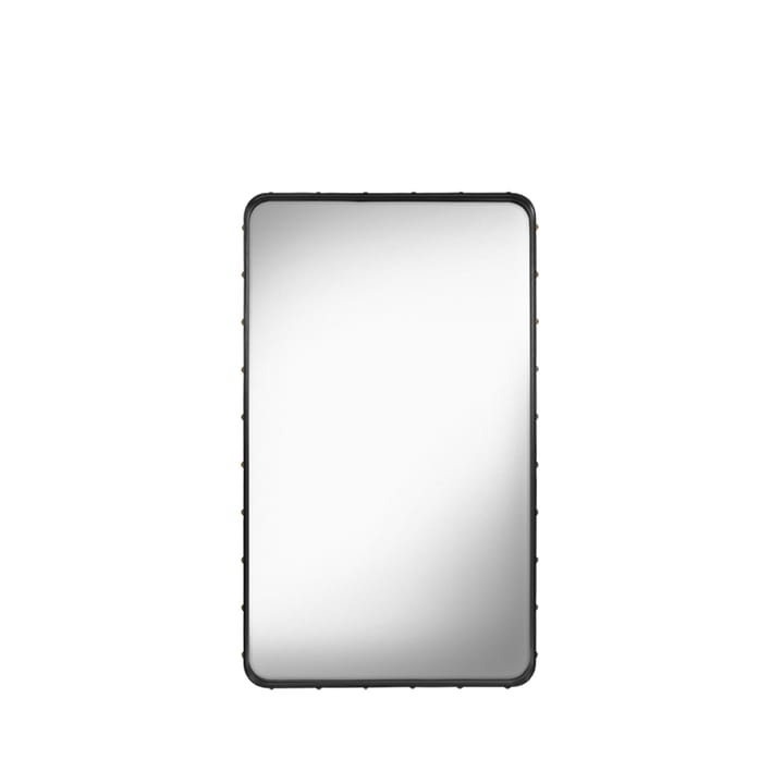 Adnet rectangular mirror - Black, medium - Gubi