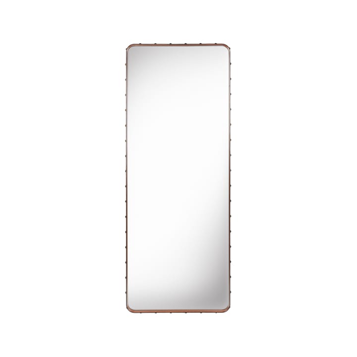 Adnet rectangular mirror - Brown, large - Gubi