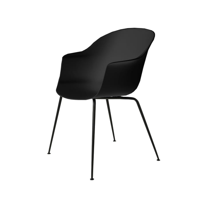 Bat Chair - Black, black steel legs - GUBI