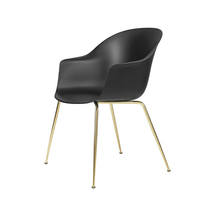 Bat Chair - Black, brass legs - GUBI