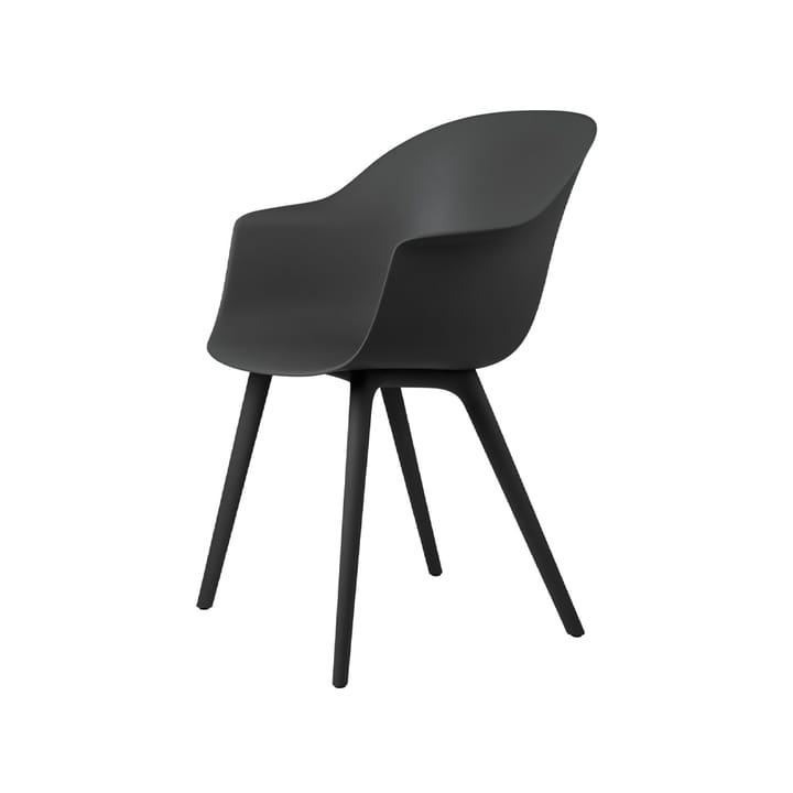 Bat Plastic chair - Black - GUBI