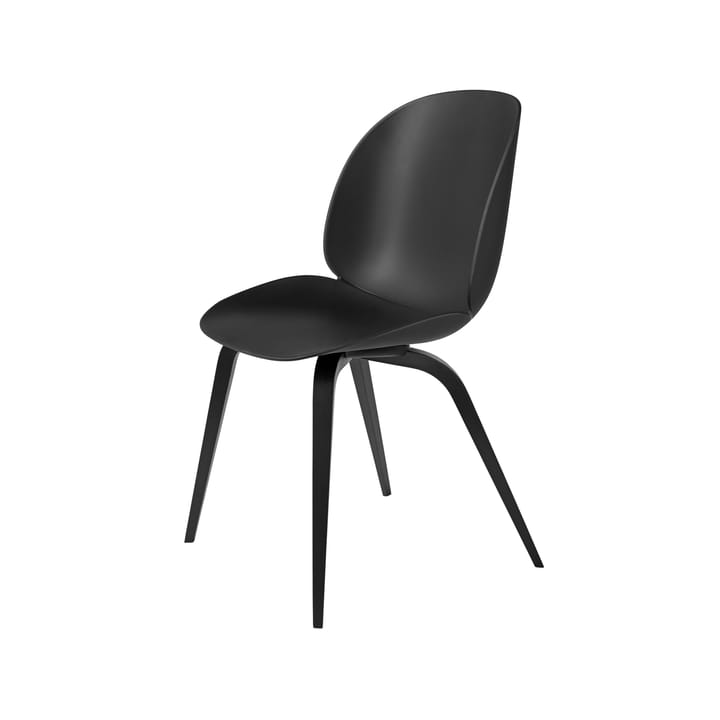 Beetle chair - Black, black stained birch legs - GUBI