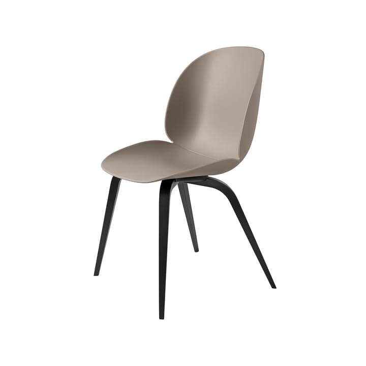 Beetle chair - New beige, black stained birch legs - GUBI