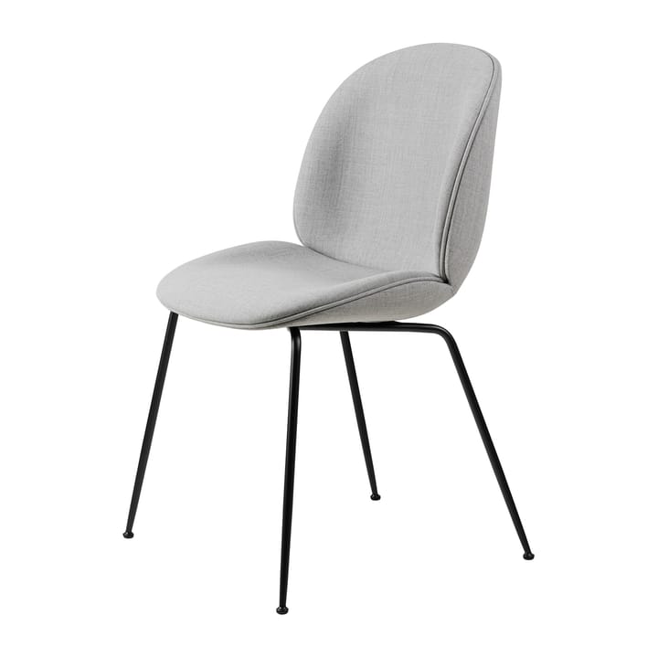 Beetle dining chair - fully upholstered conic base - Remix 3 nr.123-black - GUBI