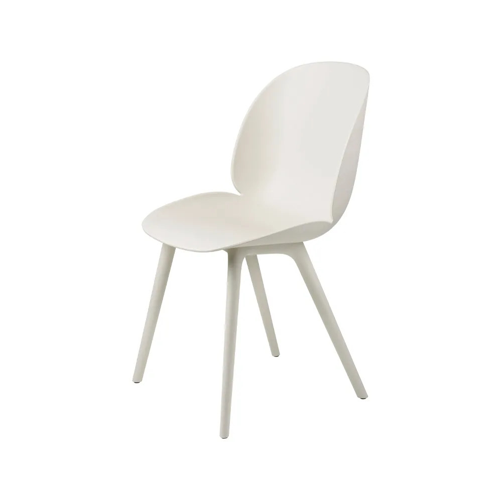 Beetle Dining Outdoor chair, Alabaster white GUBI