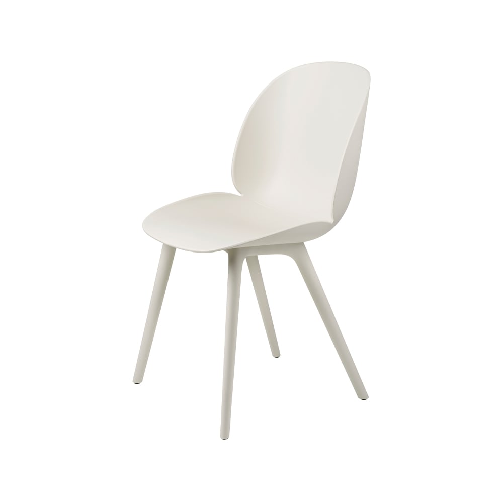 GUBI Beetle Dining Outdoor chair Alabaster white | Scandinavian Design | Garden chairs | White