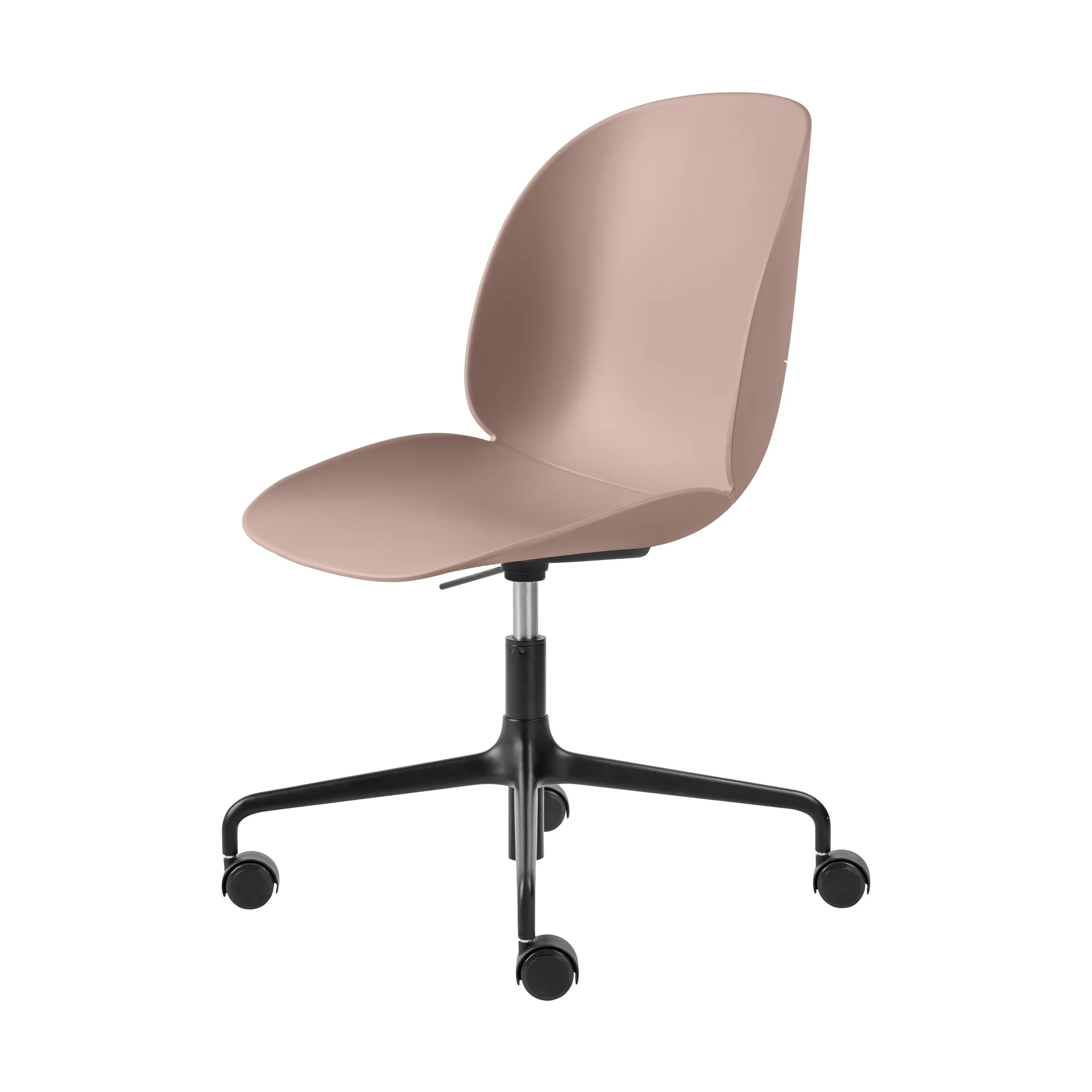 Beetle Meeting Chair office chair, Sweet pink-black GUBI