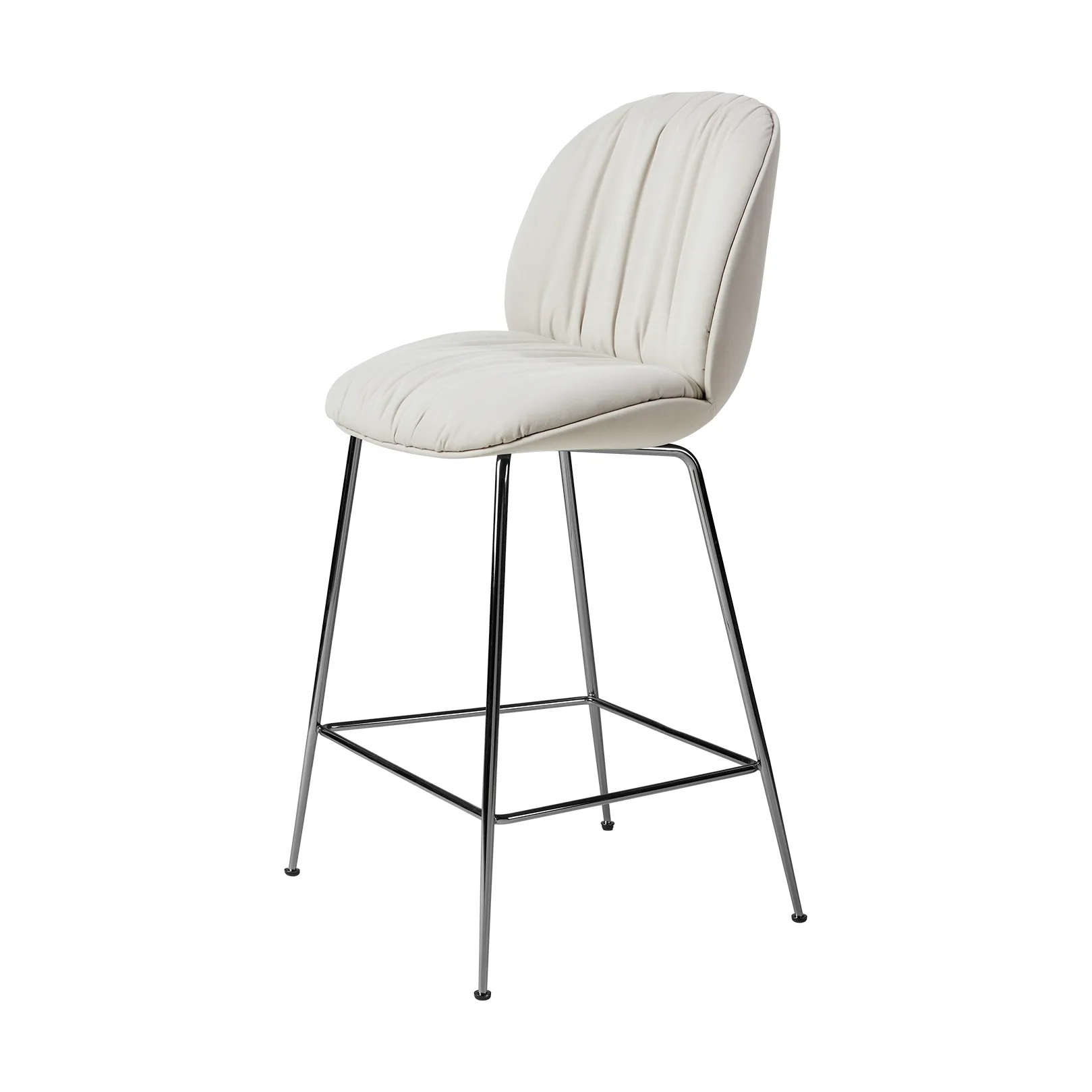 Beetle Soft bar stool 65 cm fully upholstered, Sunday Dedar 112-antik brass GUBI