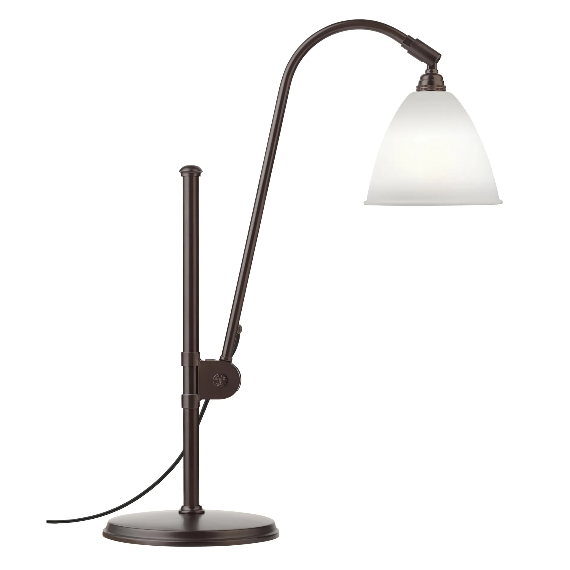 Bestlite BL1 table lamp, bone china-black GUBI