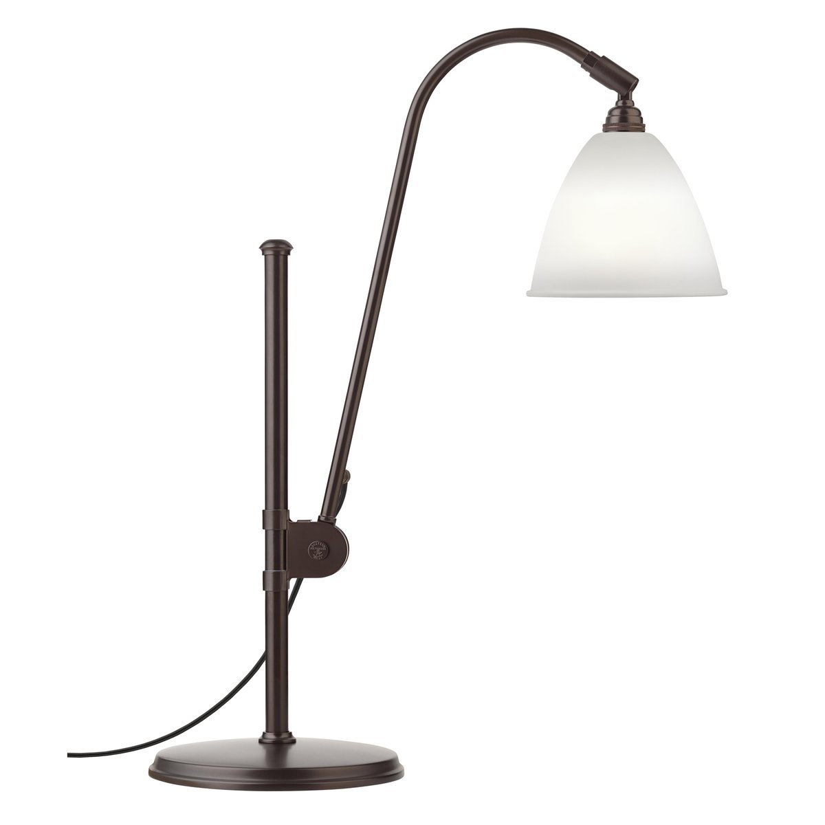 GUBI Bestlite BL1 table lamp bone china-black | Scandinavian Design | Desk & table lamps | Black