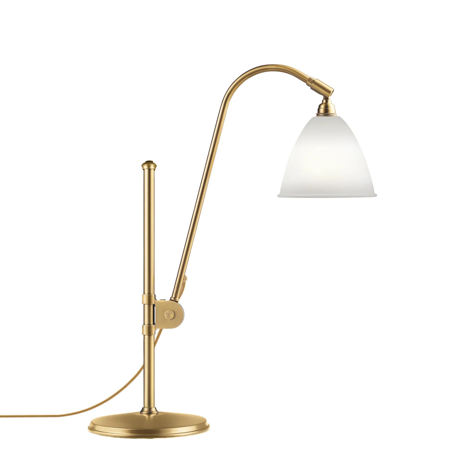 Bestlite BL1 table lamp, bone china-brass GUBI