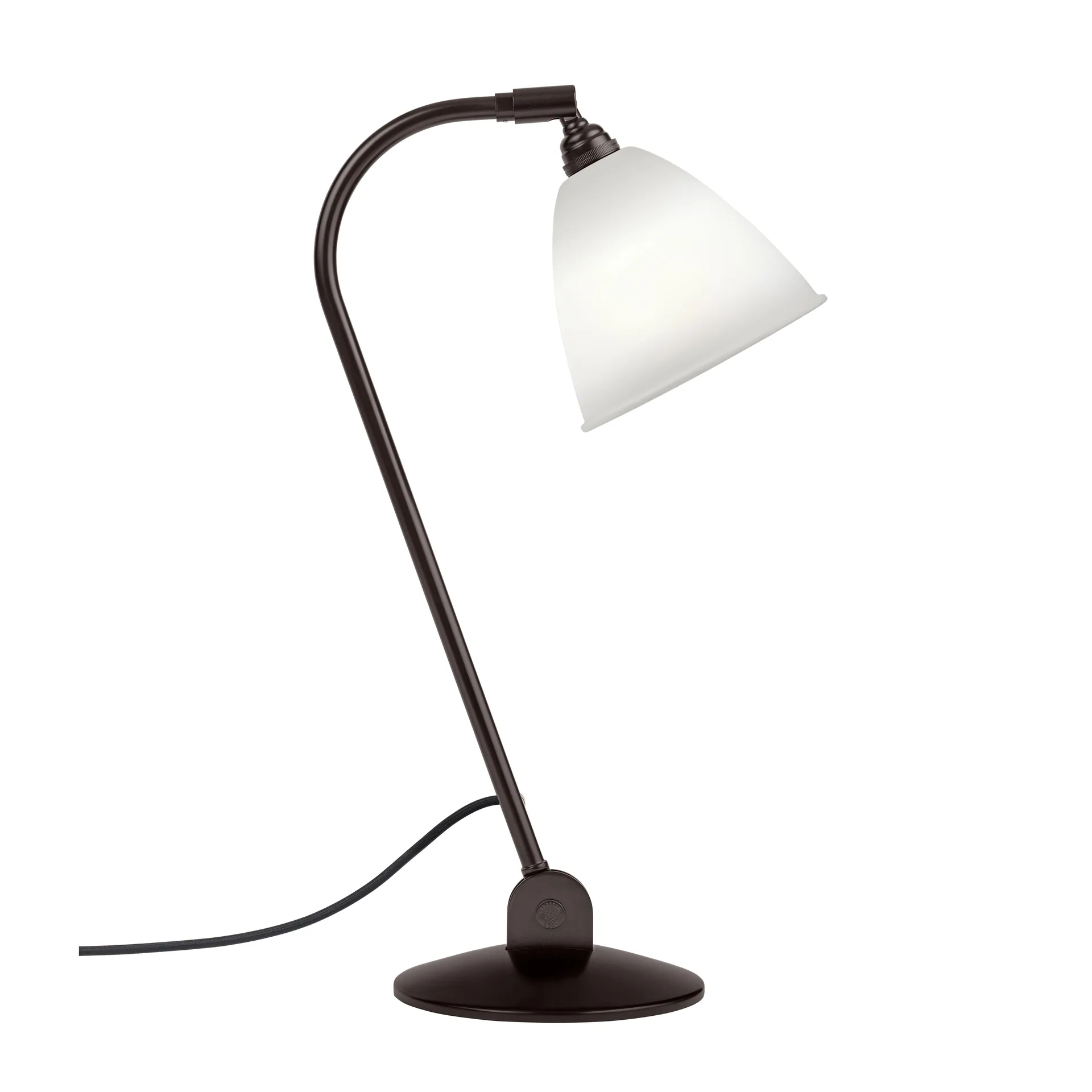 Bestlite BL2 table lamp, bone china-black GUBI