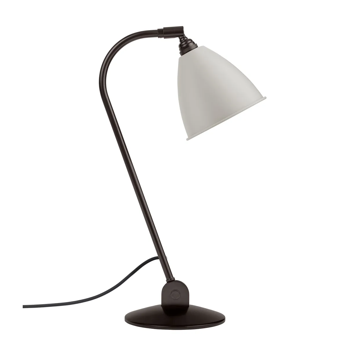 GUBI - Bestlite BL2 Table Lamp Ø16 Black Brass/Classic White