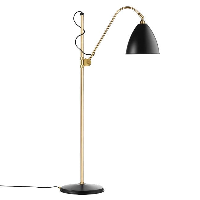 Bestlite BL3M floor lamp - charcoal black-brass - Gubi