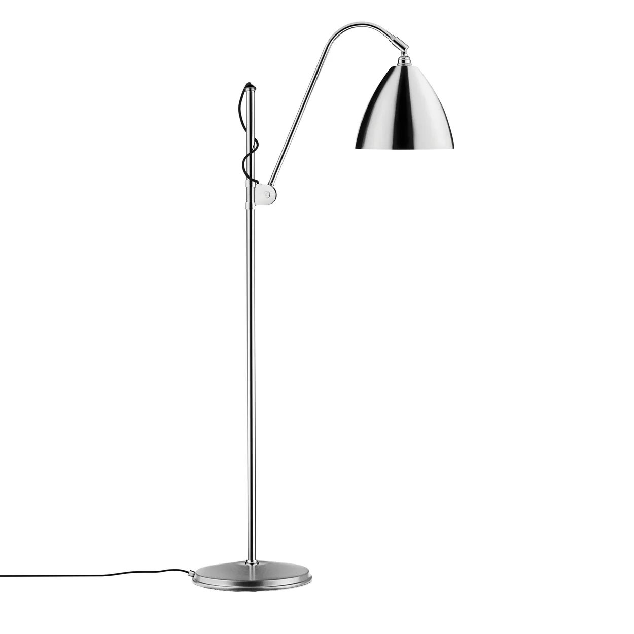 GUBI Bestlite BL3M floor lamp chrome | Scandinavian Design | Floor lamps | Silver-coloured